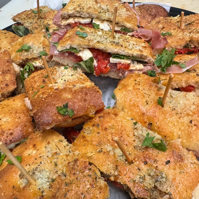Homemade Panini Platter Catering.