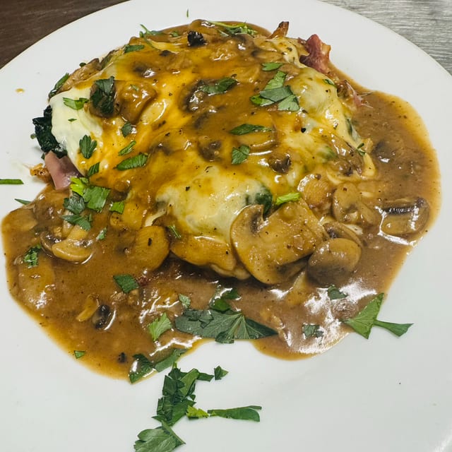 Chicken Marsala.