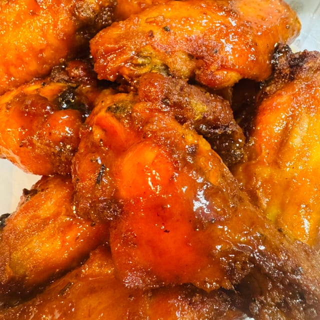 Fried Hot Wings.
