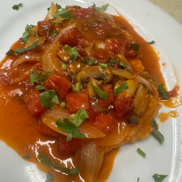 Chicken Cacciatore.