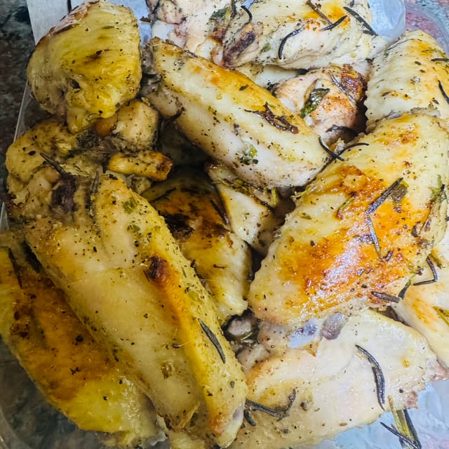Baked Italian Wings.