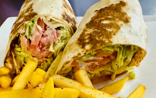 1. Chicken Caesar Wrap.