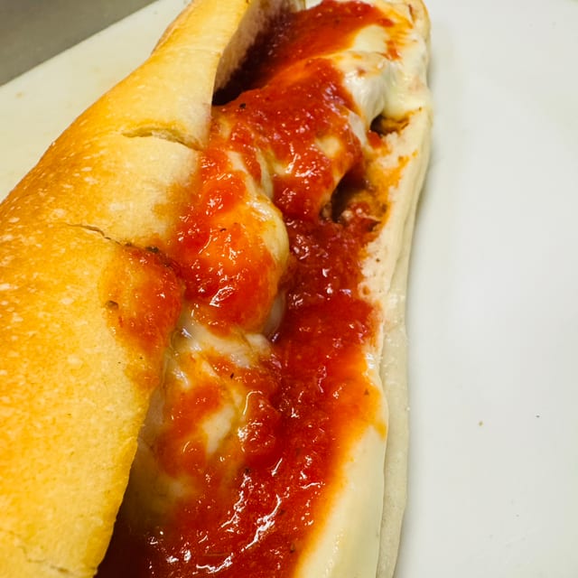 Chicken Parmigiana Sub.