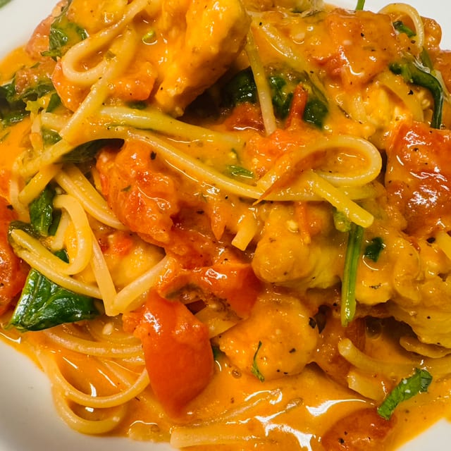 Pasta with Florentine.