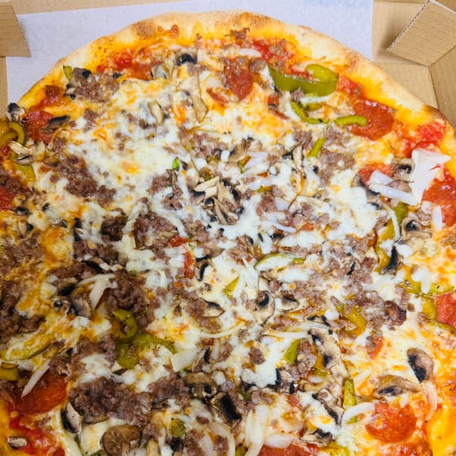 Panatieri's Works Pizza.