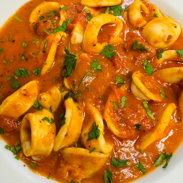 Calamari Marinara Lunch.