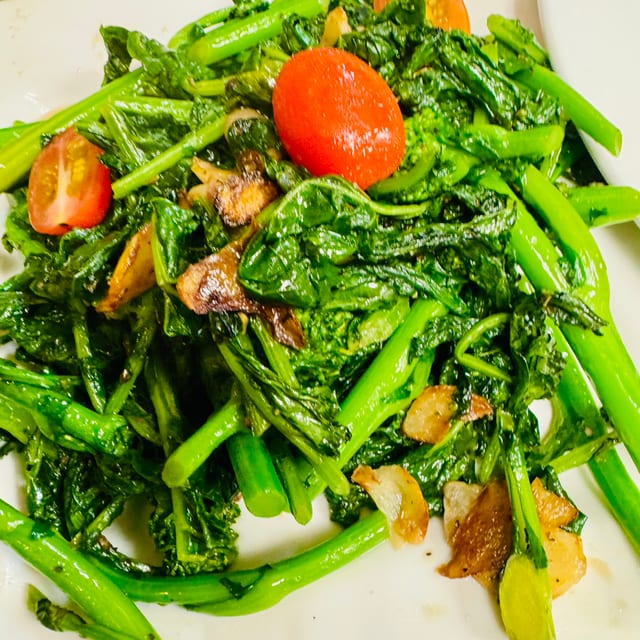 Sauteed Broccoli Rabe.