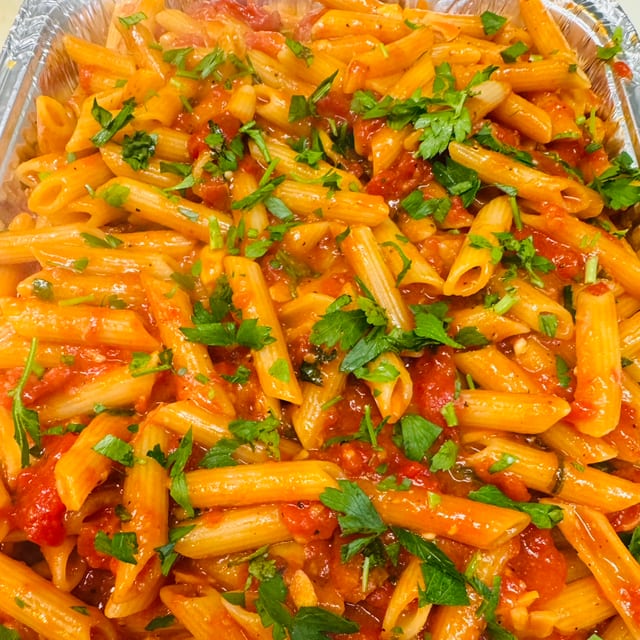 Penne Marinara Catering.