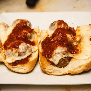 Meatball Parmigiana Sub