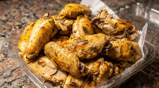 Baked Italian Wings.
