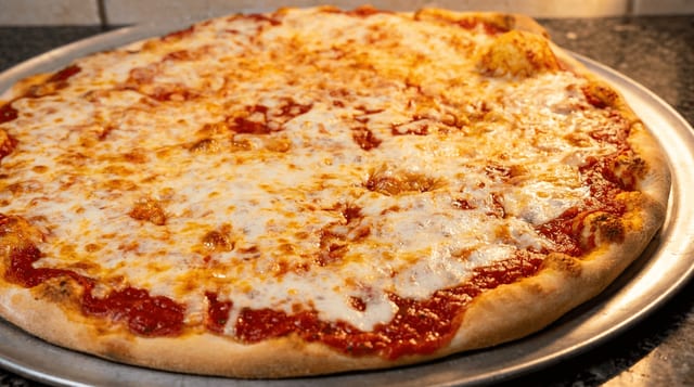 Round Cheese Pizza.
