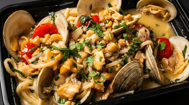 Linguini with Clam Sauce.