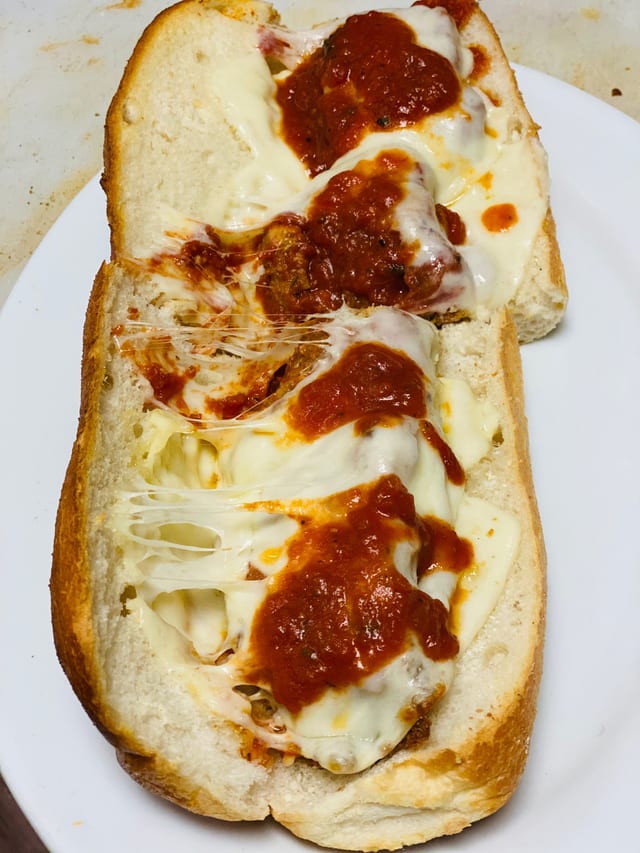 Eggplant Parmigiana Sub.