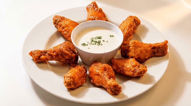 Fried Buffalo Wings.