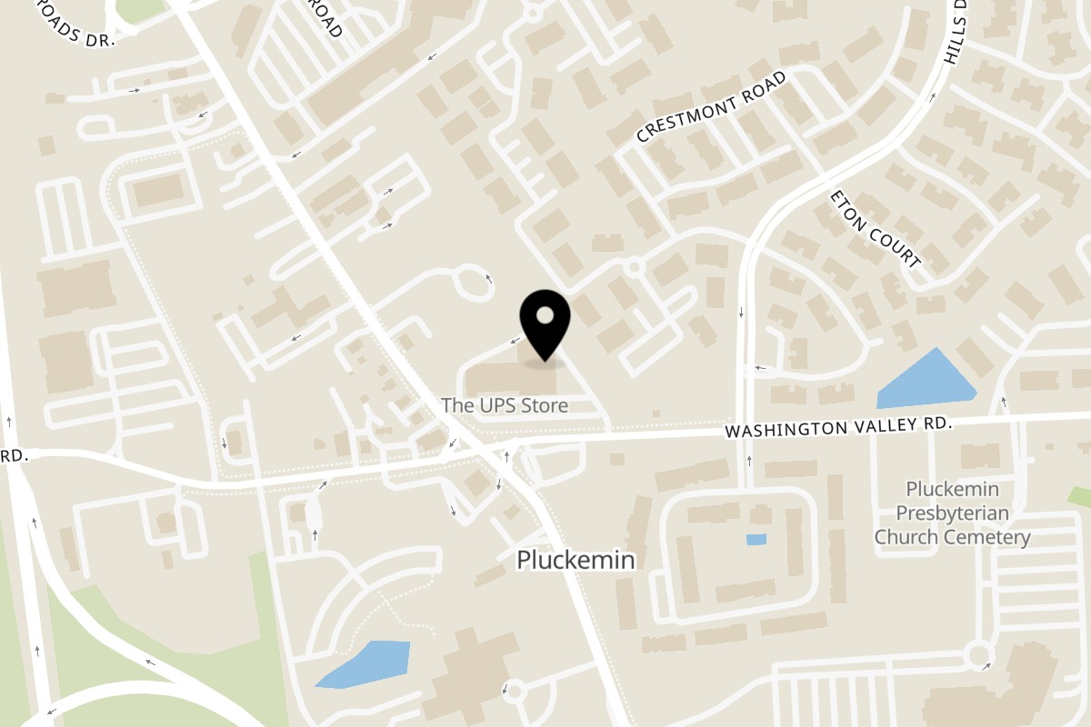 Map showing the location of Panatieri's Pizza & Pasta Bedminster on 75 Washington Valley Rd in Bedminster